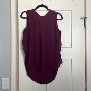 Vince Camuto Burgundy Blouse
